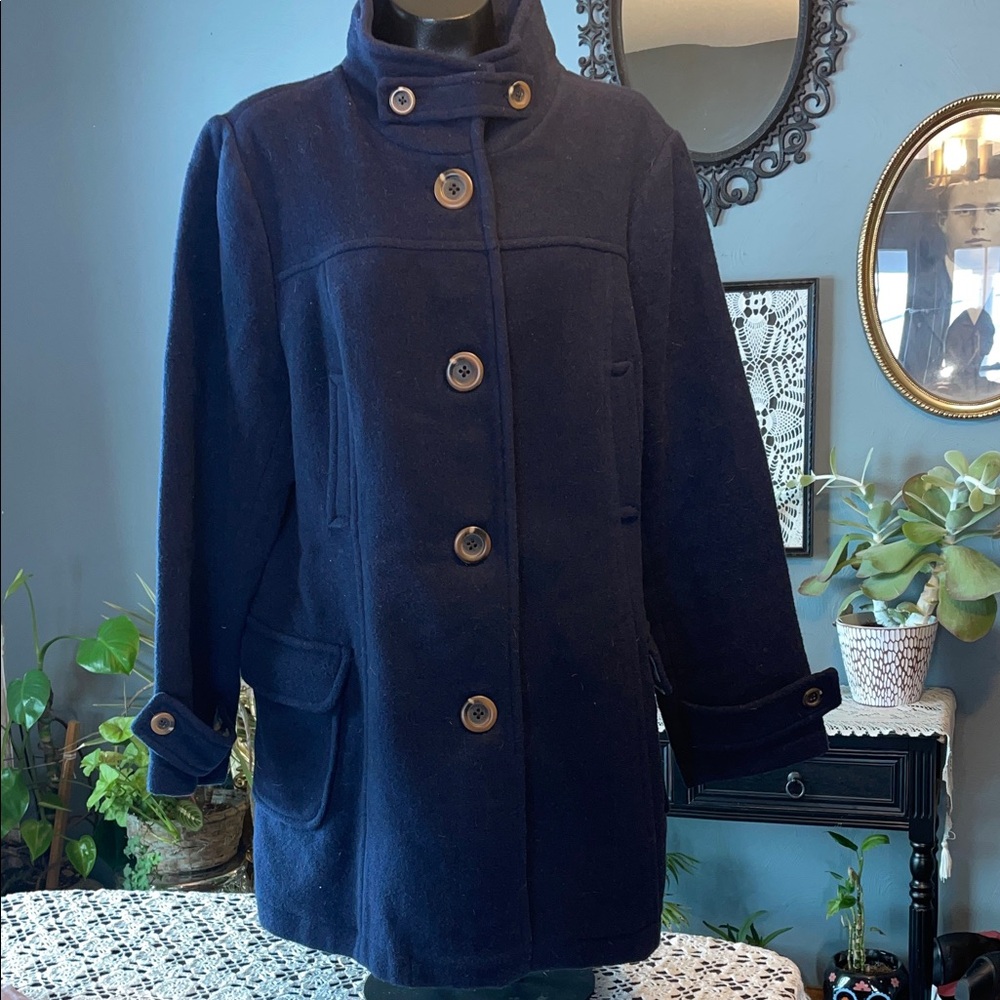 Old Navy Navy Blue Pea Coat